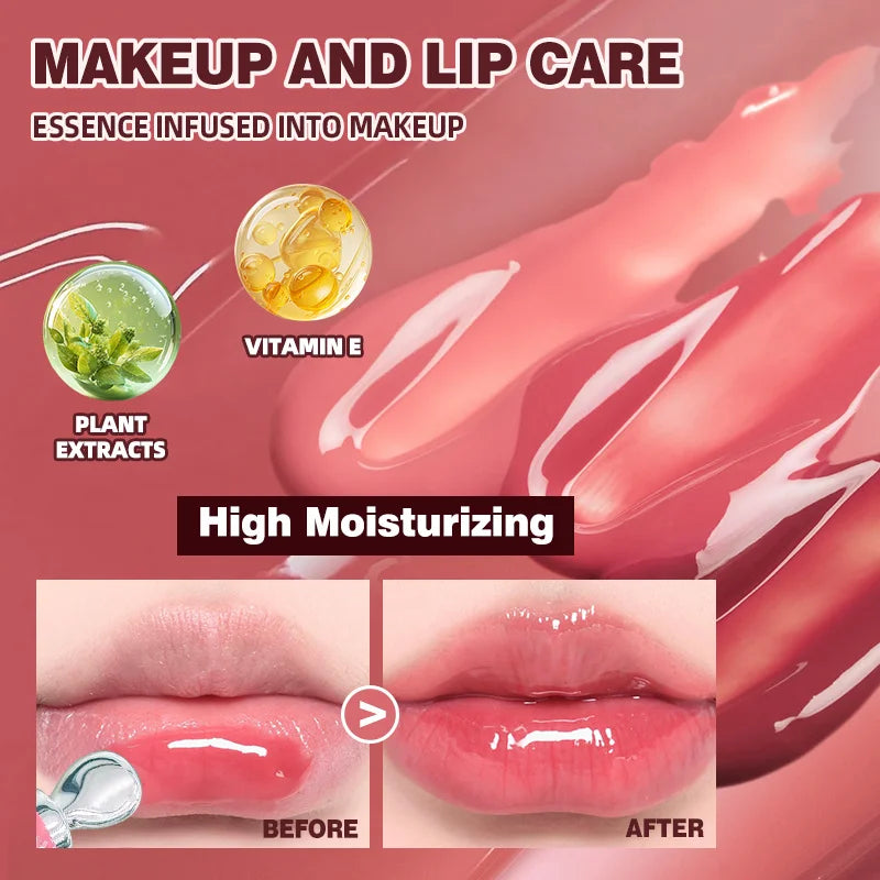 Bloom & Bare Hydrating Nude Lip Gloss – Volumizing & Glossy