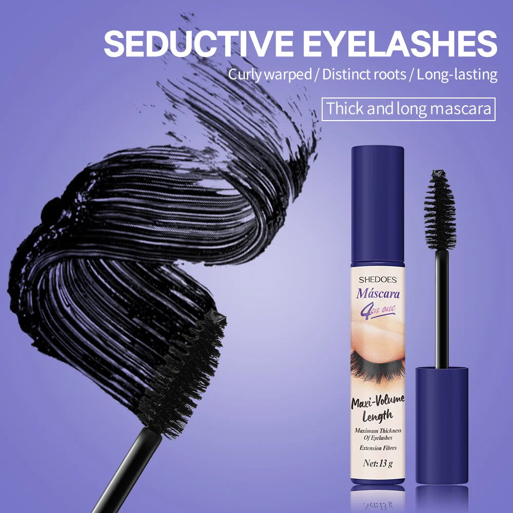 Bloom & Bare 4D Waterproof Mascara – Volume & Length Fiber Formula