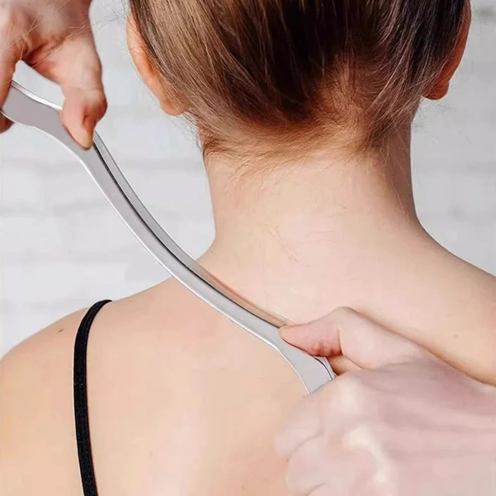 Gua Sha Stainless Steel Scraper — Professional Facial Tool