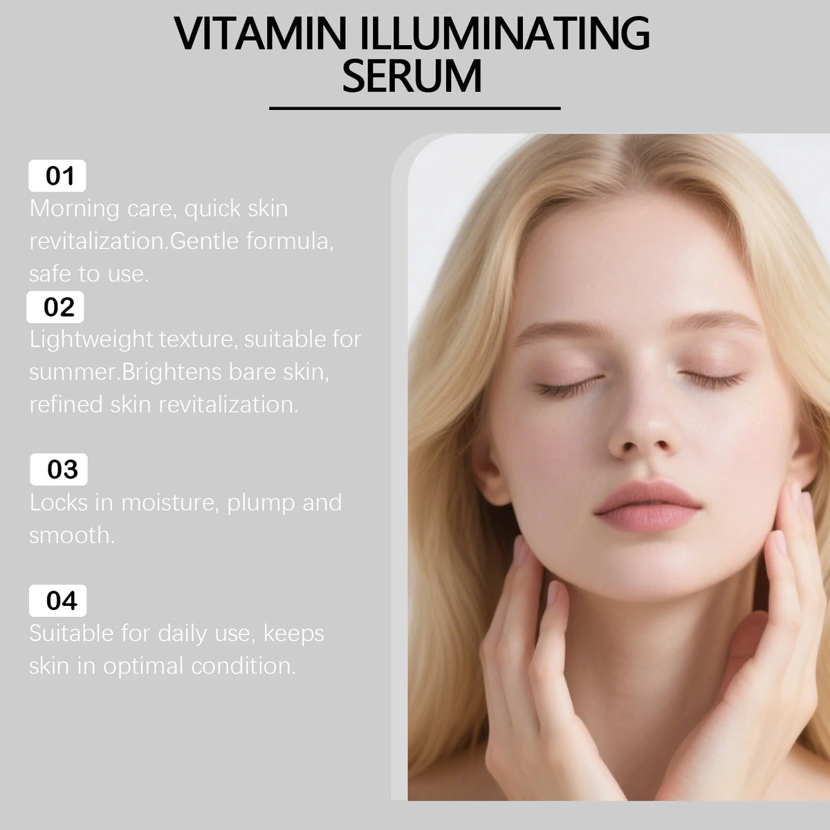 Bloom & Bare Vitamin C Barrier Serum – Brightening & Hydration