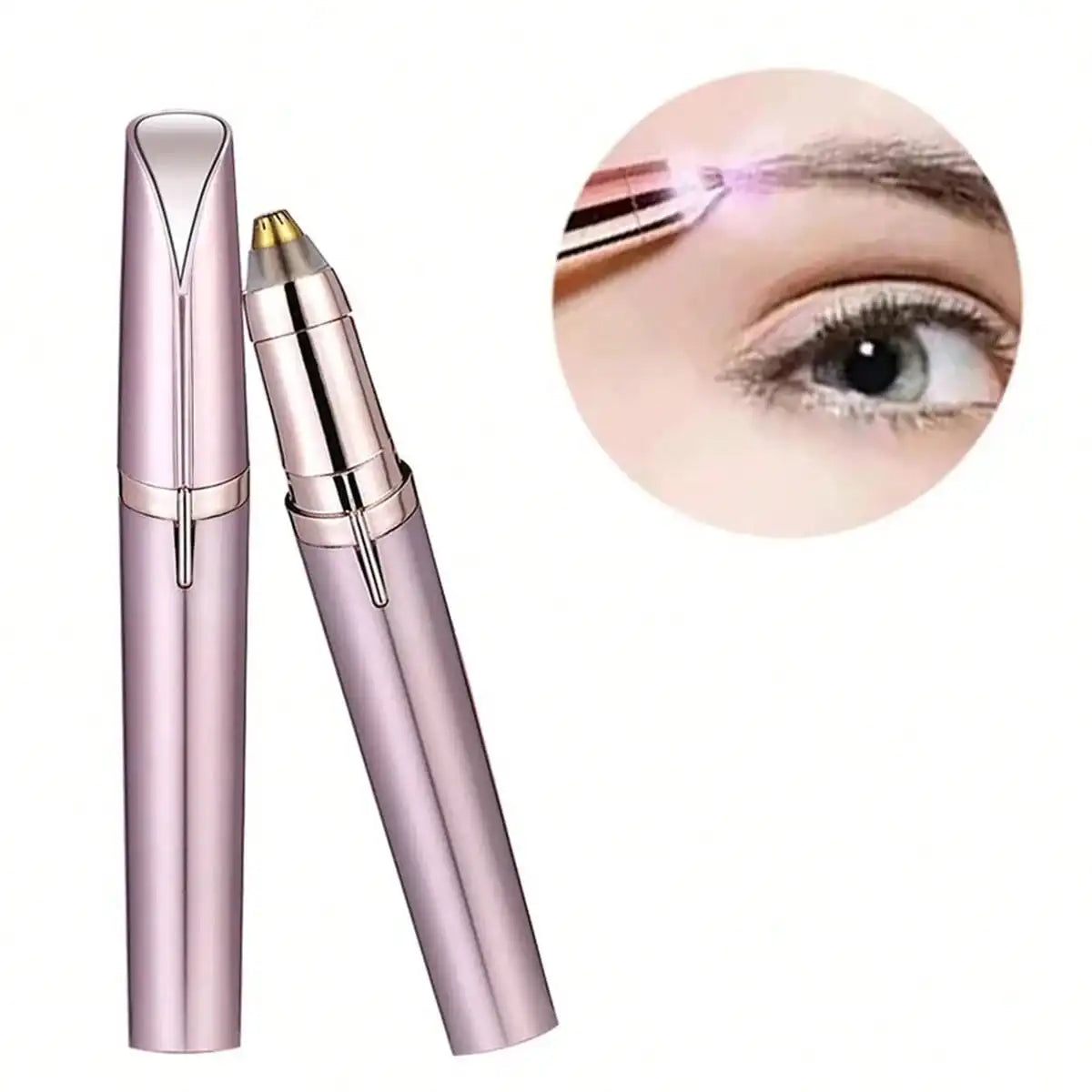 Bloom & Bare Electric Eyebrow Trimmer – Precision Micro-Blade Shaper