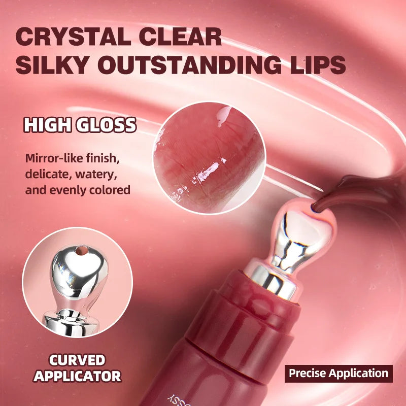 Bloom & Bare Hydrating Nude Lip Gloss – Volumizing & Glossy