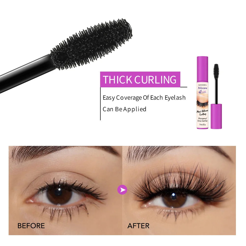 Bloom & Bare 4D Waterproof Mascara – Volume & Length Fiber Formula