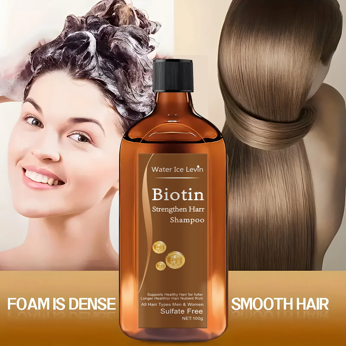 Bloom & Bare Biotin Hair Growth Shampoo – Thickening & Strengthening