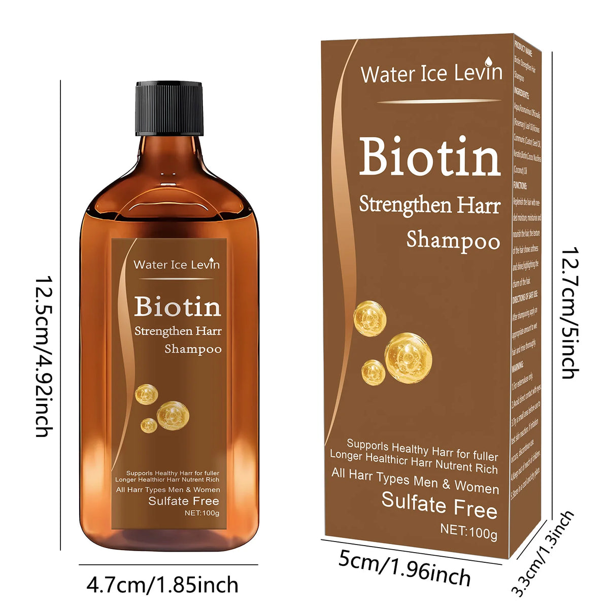 Bloom & Bare Biotin Hair Growth Shampoo – Thickening & Strengthening