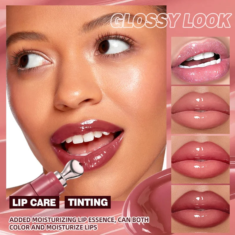 Bloom & Bare Hydrating Nude Lip Gloss – Volumizing & Glossy