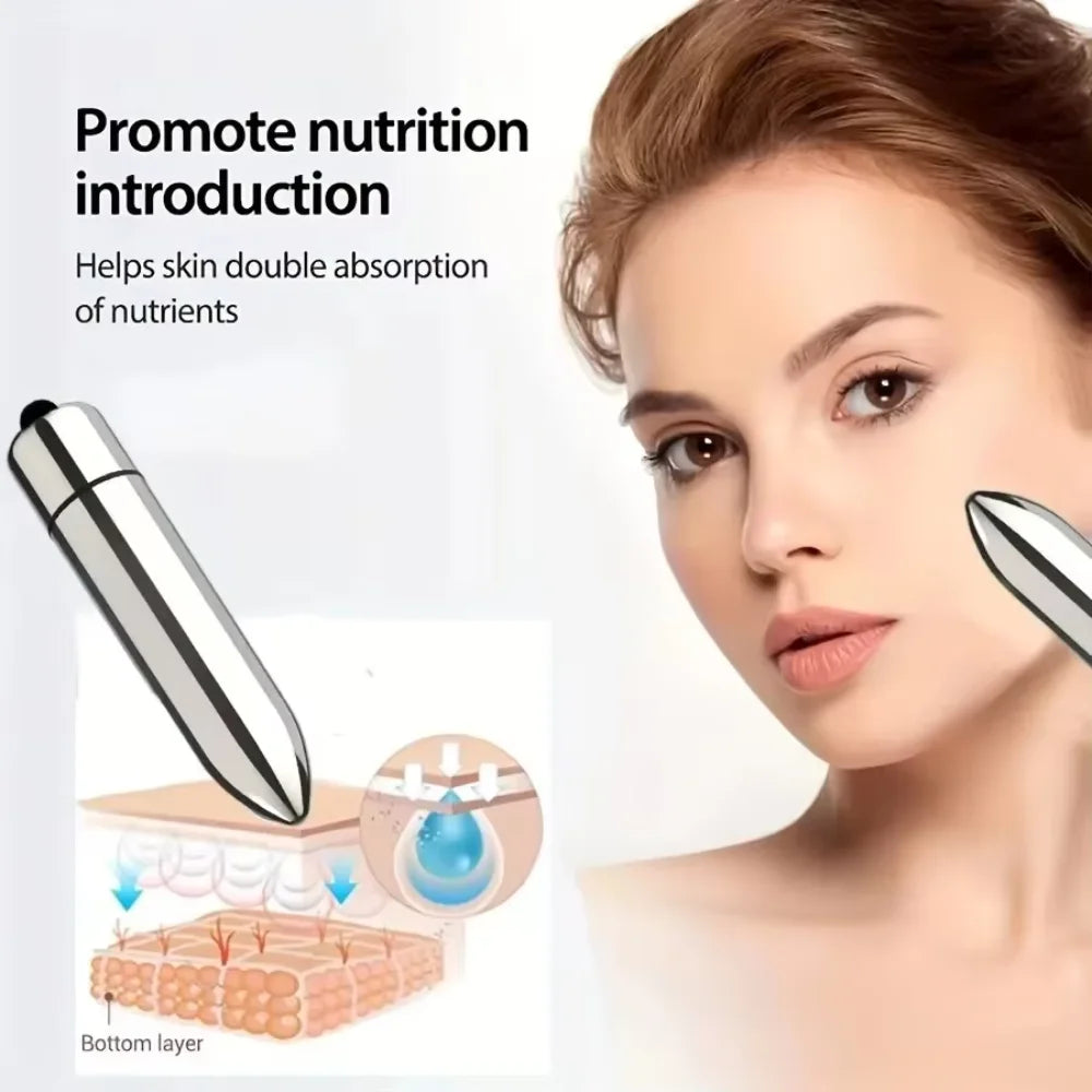 Mini Facial Vibrating Massager — Portable Beauty Tool
