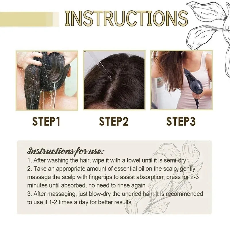 Bloom & Bare Rosemary Hair Growth Oil – Scalp Nourishing Treatment