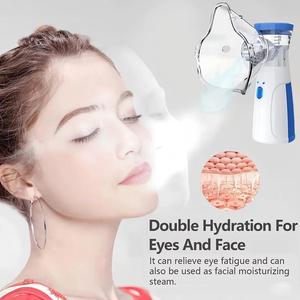 Bloom & Bare Portable Facial Steamer – Nano-Ionic Pore Opening