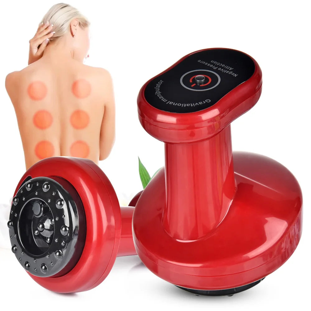 Smart Electric Vacuum Cupping & Gua Sha Massager – Anti-Cellulite Body Therapy