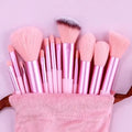 Bloom & Bare Pro Makeup Brush Set – Vegan Synthetic Bristles