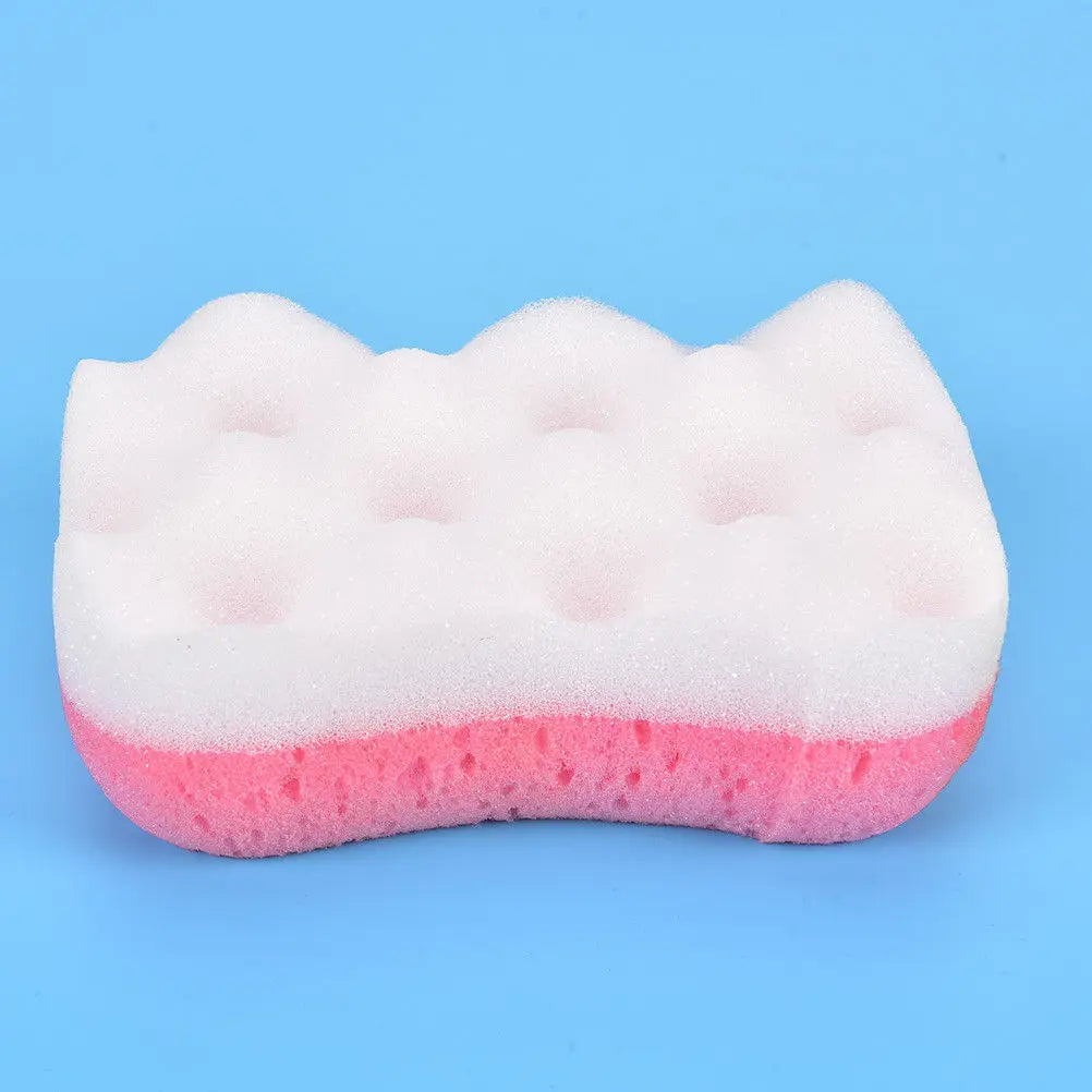 Bloom & Bare Exfoliating Bath Sponge – Dual-Texture Body Polish