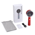 Electric Scalp Massager Comb with Red Light & Serum Applicator