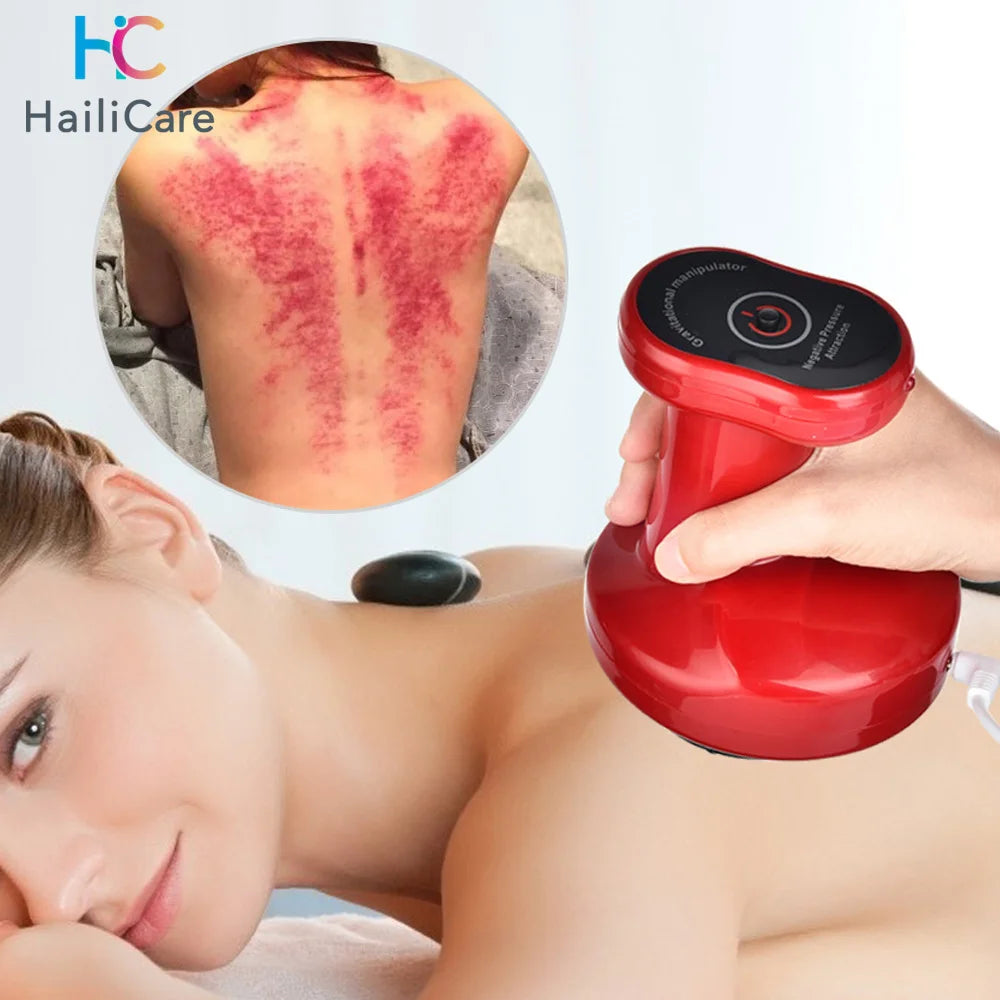 Smart Electric Vacuum Cupping & Gua Sha Massager – Anti-Cellulite Body Therapy