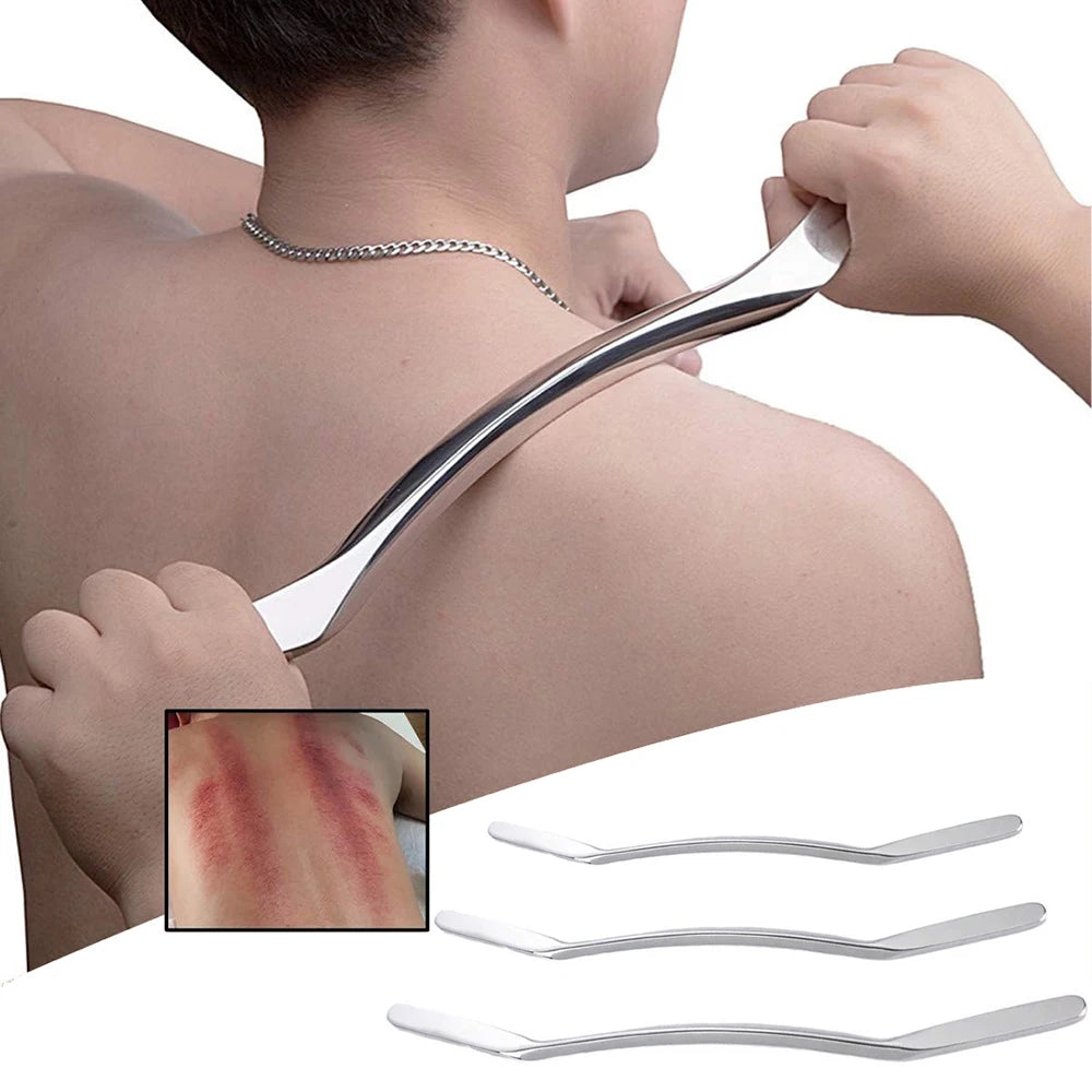 Gua Sha Stainless Steel Scraper — Professional Facial Tool