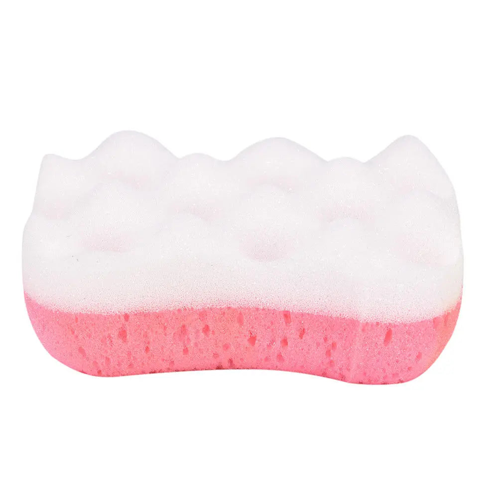 Bloom & Bare Exfoliating Bath Sponge – Dual-Texture Body Polish