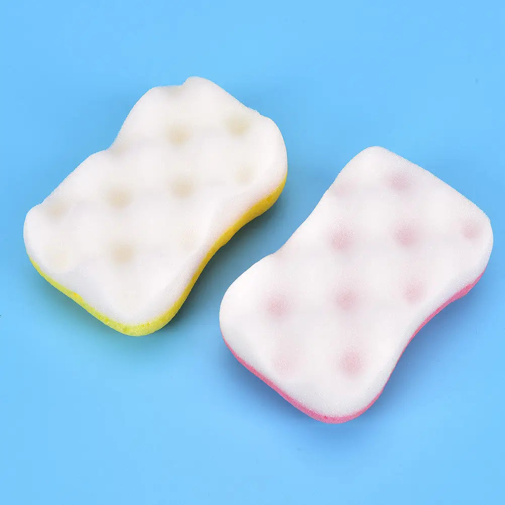 Bloom & Bare Exfoliating Bath Sponge – Dual-Texture Body Polish