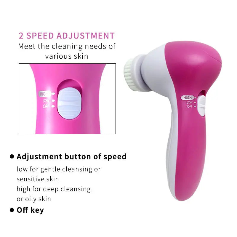 Bloom & Bare 5-in-1 Face Cleanser – Cleanse, Exfoliate & Brighten