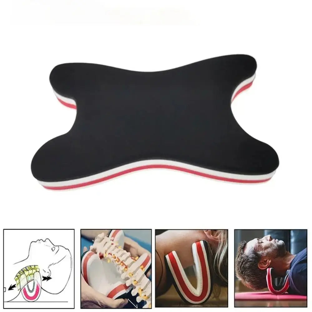 Orthopedic Cervical Traction & Neck Massage Pillow – Portable Pain Relief
