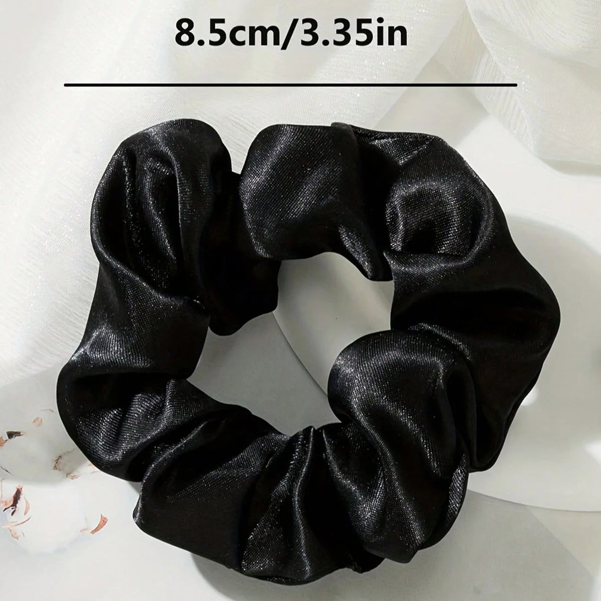Bloom & Bare Silk Hair Scrunchies Set – Satin Damage-Free