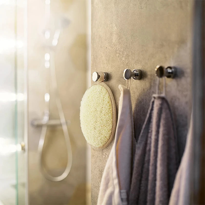 Bloom & Bare Natural Loofah Scrubber – 100% Plant-Based Exfoliator