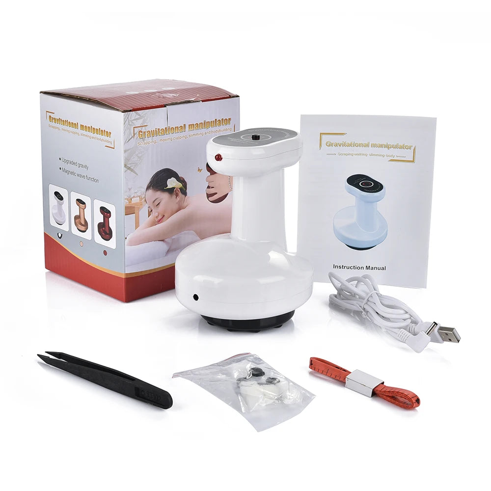 Smart Electric Vacuum Cupping & Gua Sha Massager – Anti-Cellulite Body Therapy