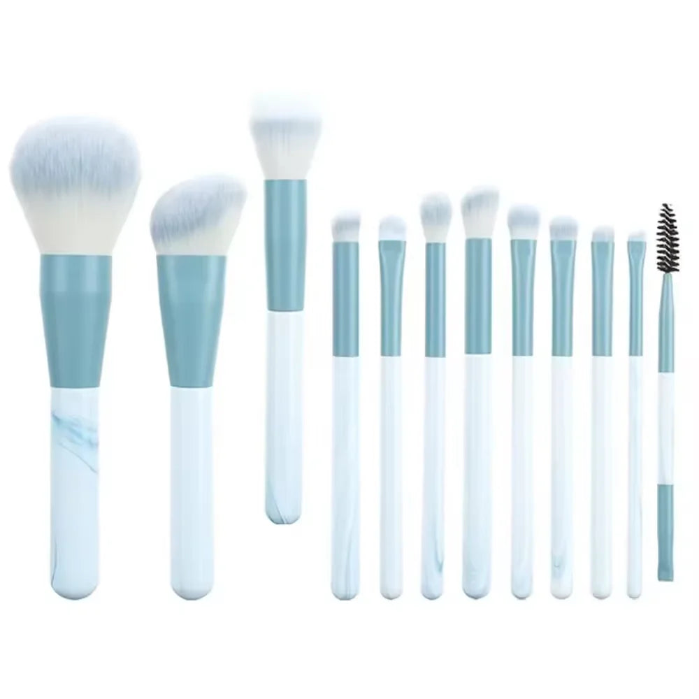 Bloom & Bare Pro Makeup Brush Set – Vegan Synthetic Bristles