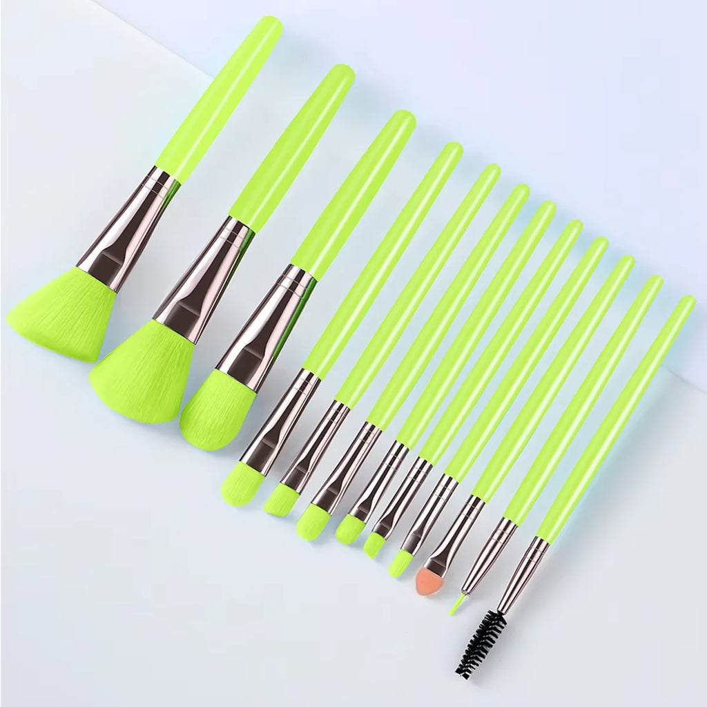 Bloom & Bare Pro Makeup Brush Set – Vegan Synthetic Bristles