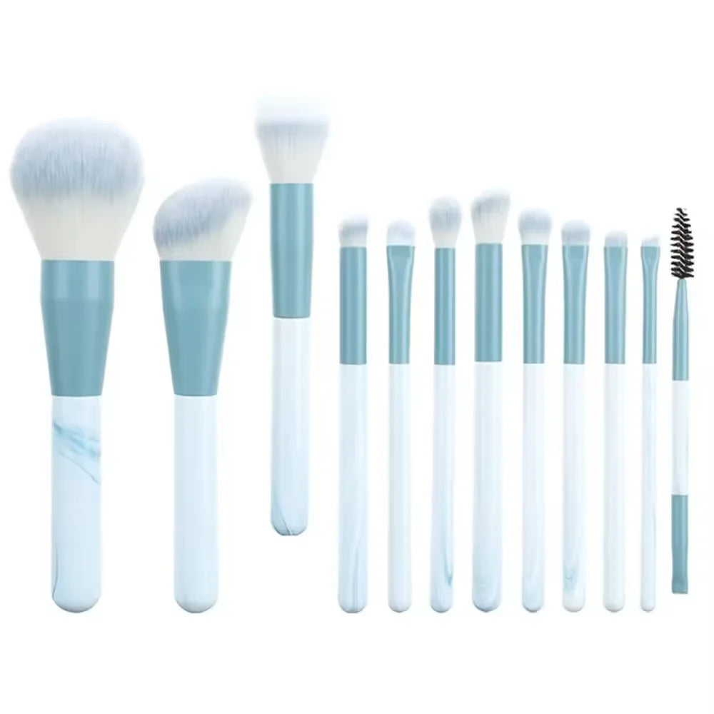 Bloom & Bare Pro Makeup Brush Set – Vegan Synthetic Bristles